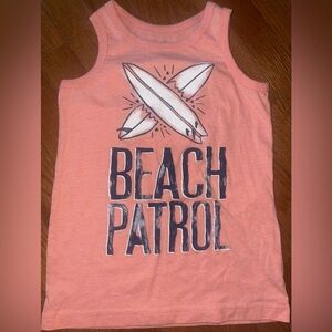 Children’s place “Beach Patrol” Boys tank top size 5/6